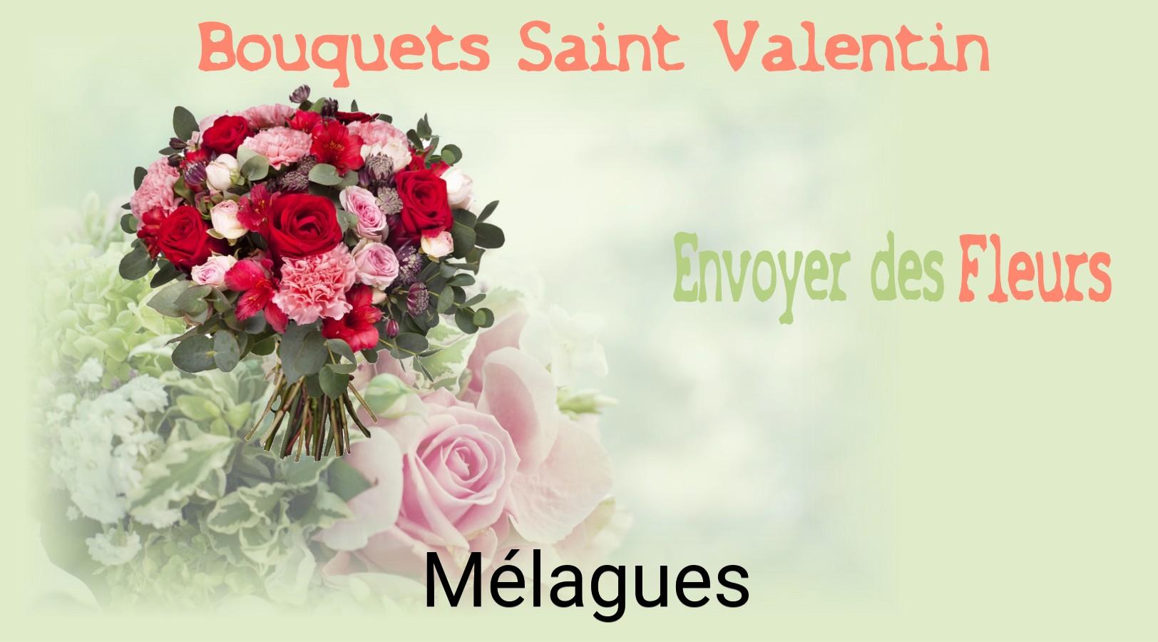 Roses de Saint-Valentin livrées à Mélagues